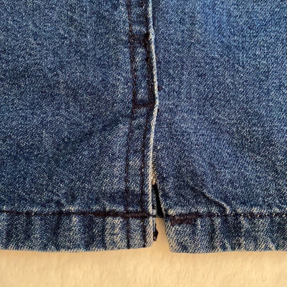 {VTG} Jack Mulqueen | Denim Jean Skirt - Picture 13 of 15